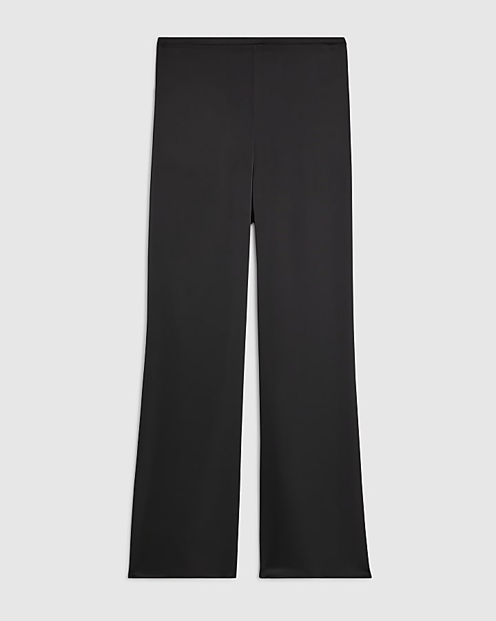 Black Satin Trousers