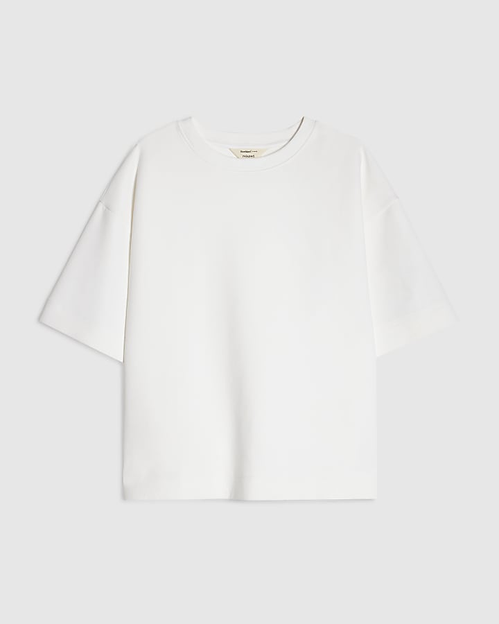 White Premium Boxy T-Shirt