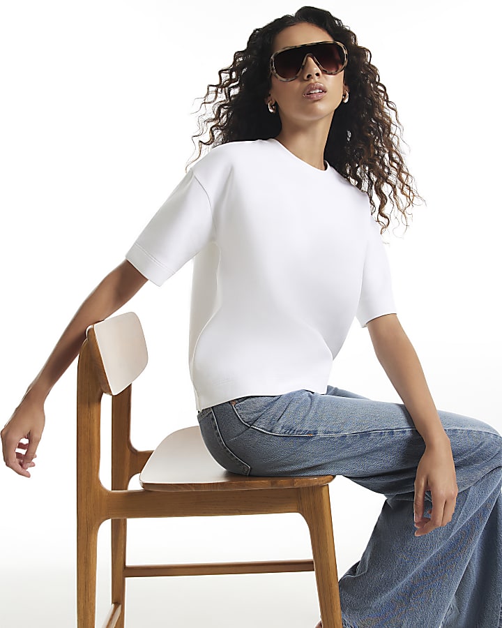 White Premium Boxy T-Shirt