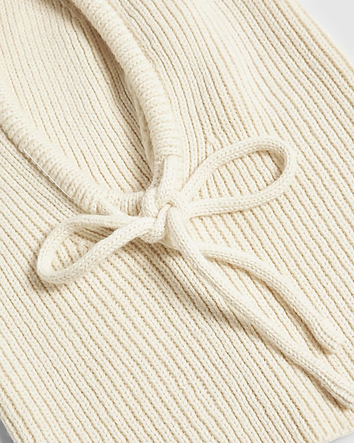 Beige Knitted Snood