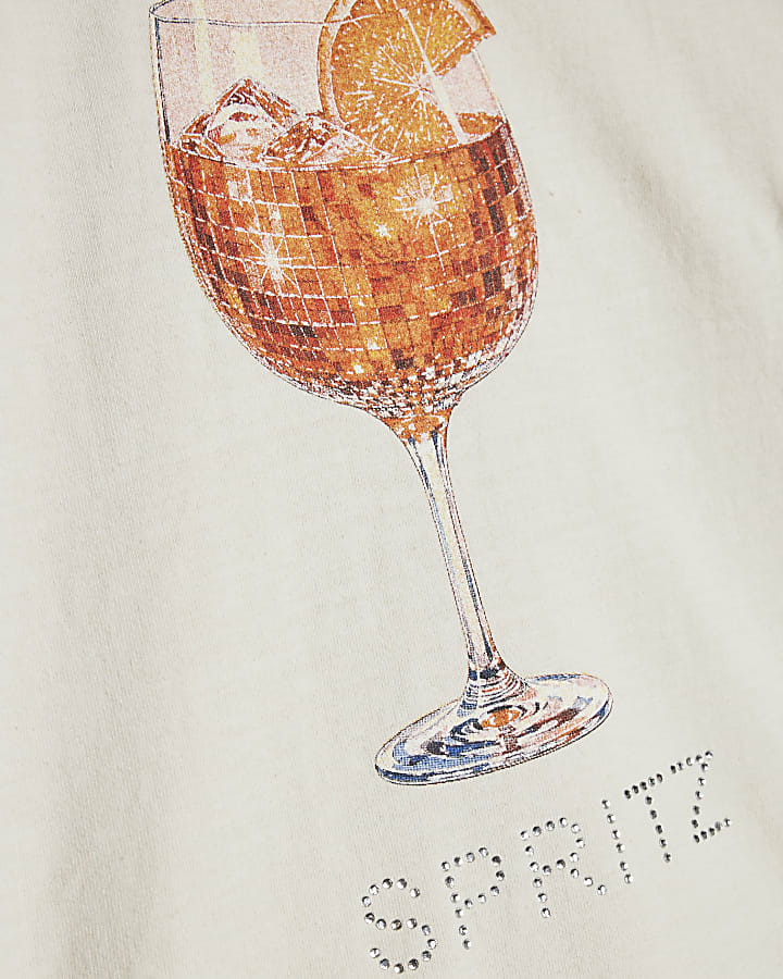 Cream Spritz Hotfix T-Shirt