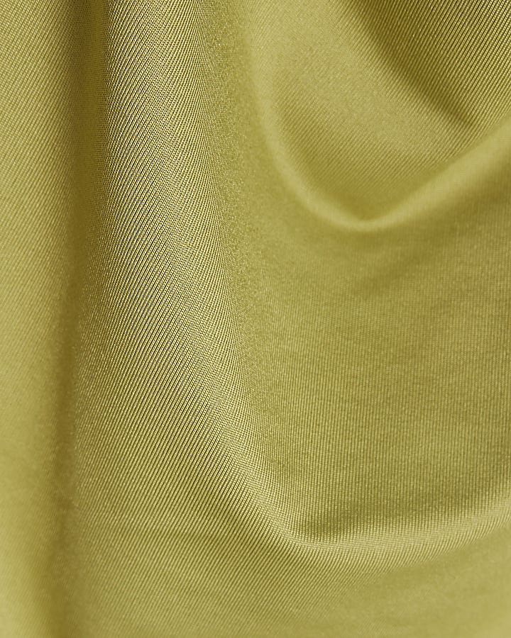 Green Cowl Neck Top