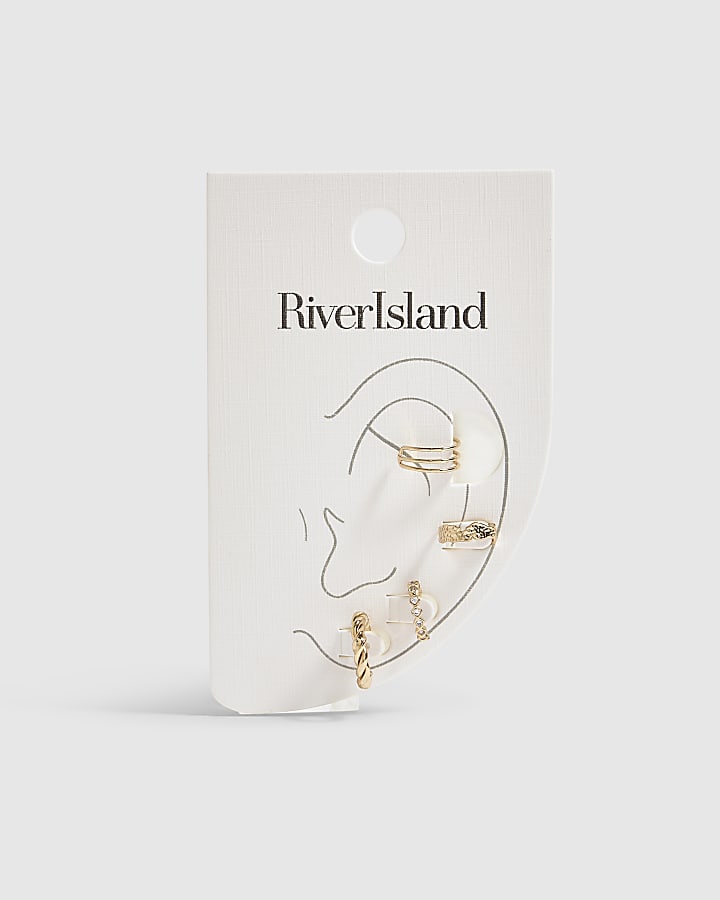 Gold Ear Cuffs 4 Pack