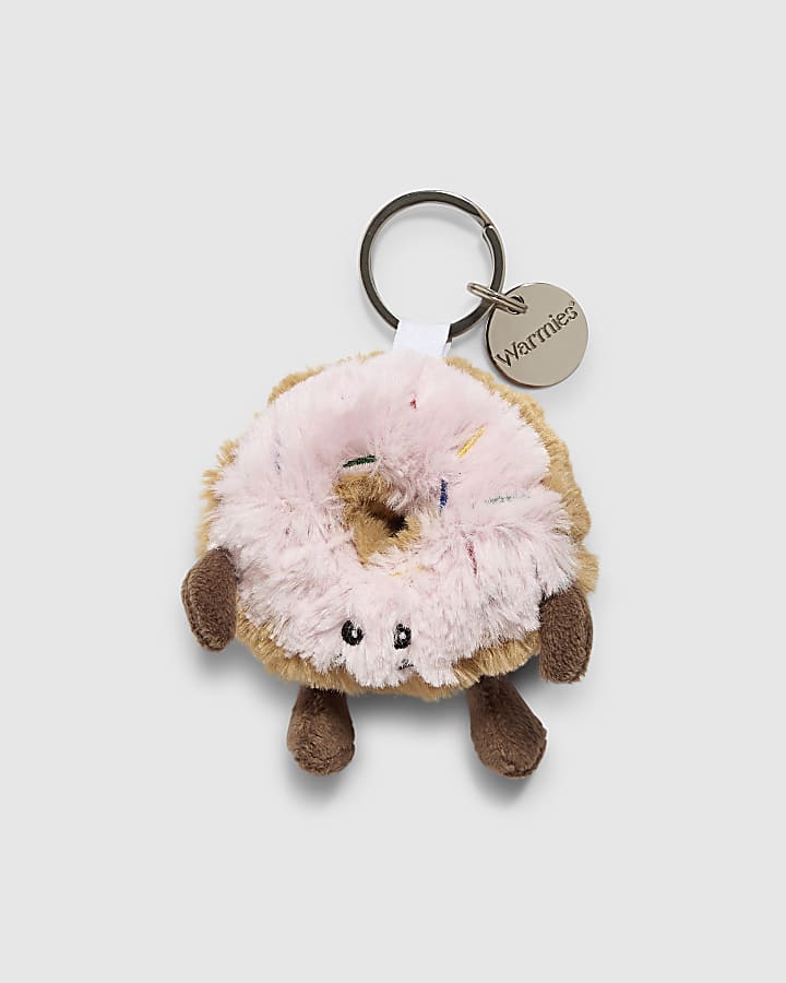 Pink Doughnut Keychain