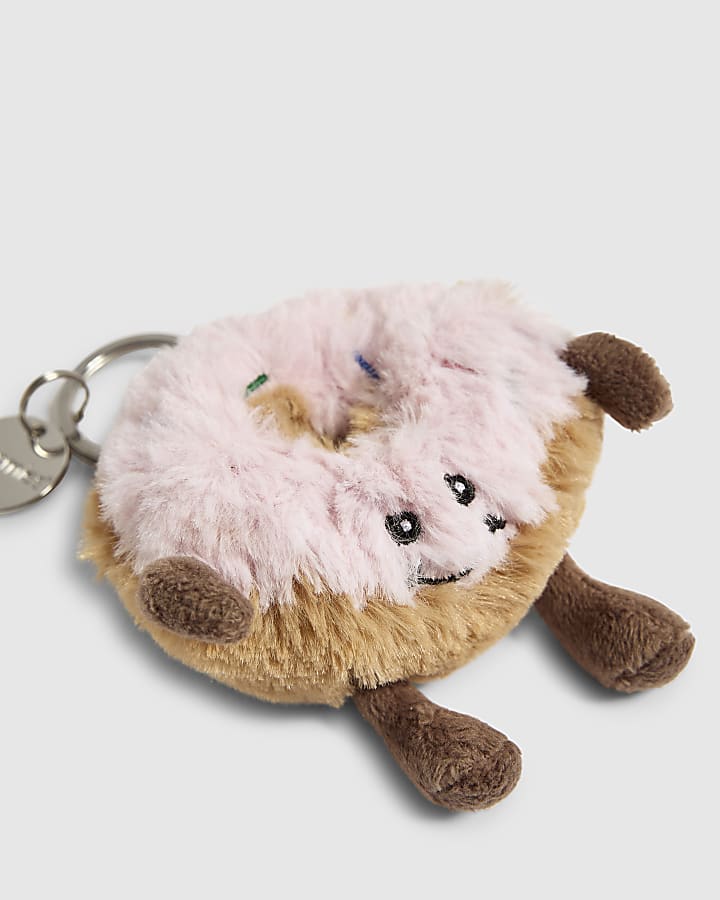 Pink Doughnut Keychain