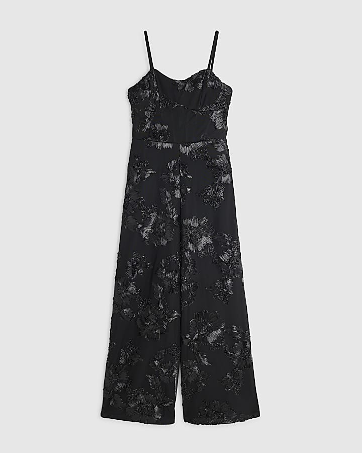 Black Cornelli Corset Jumpsuit