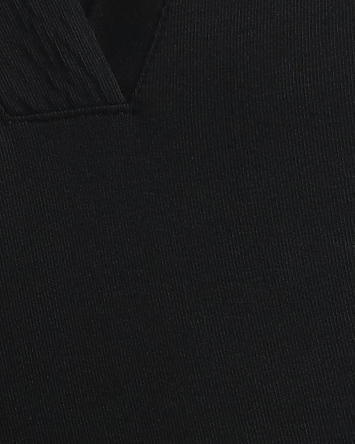 Black Long Sleeve Shirt Bodysuit