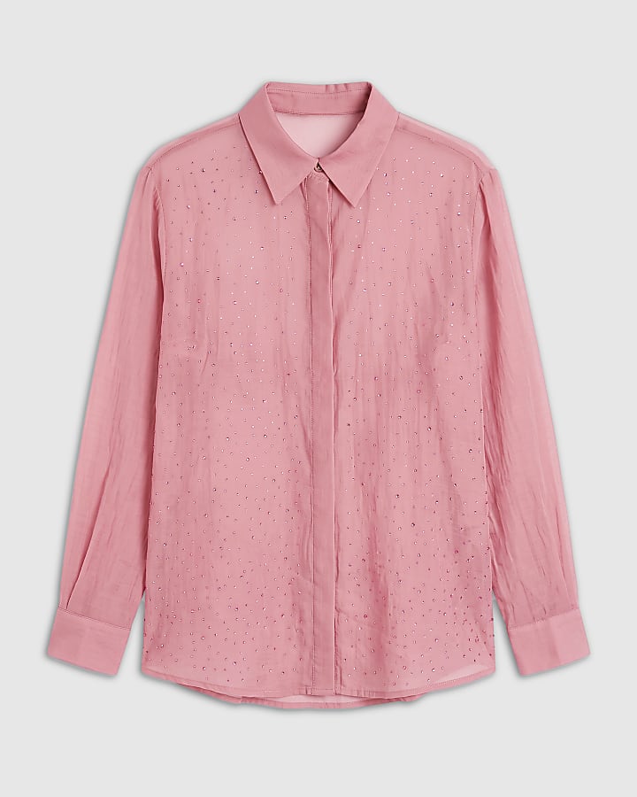 Pink Hotfix Shirt
