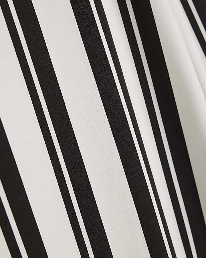 Black Premium Vertical Stripe Joggers
