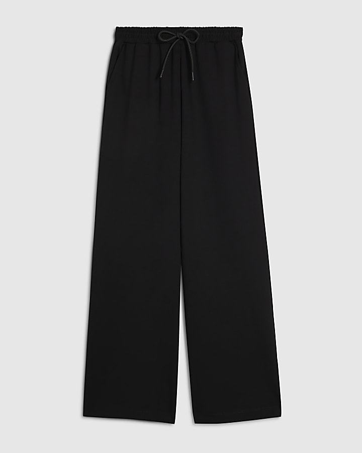 Black Premium Wide Leg Trousers