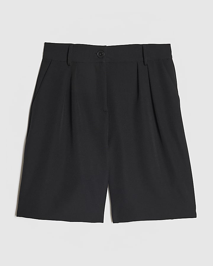 Black Longer Length Shorts