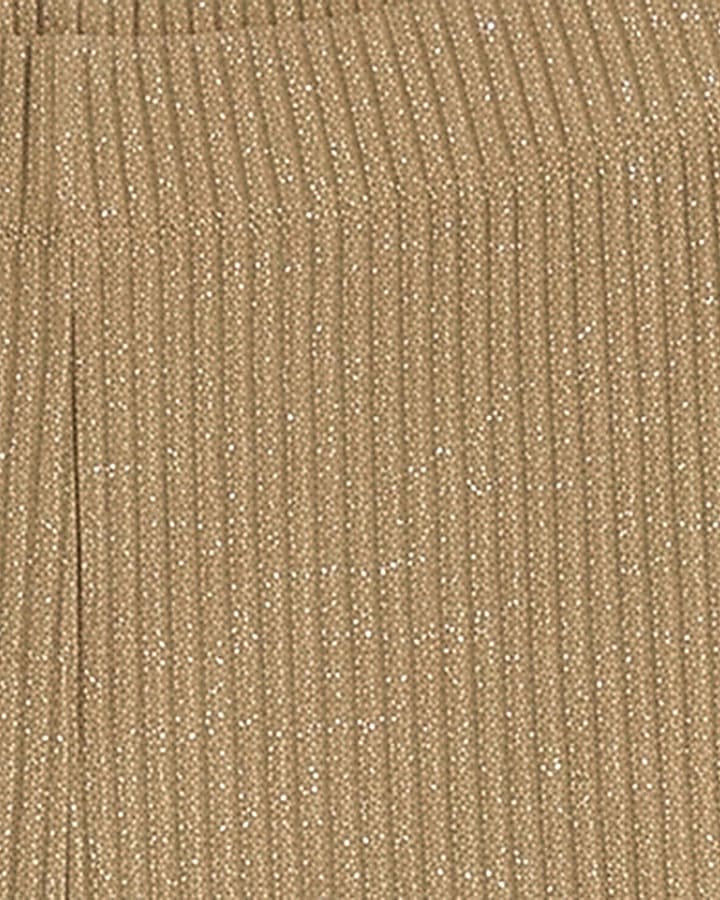 Gold Glitter Kickflare Trousers
