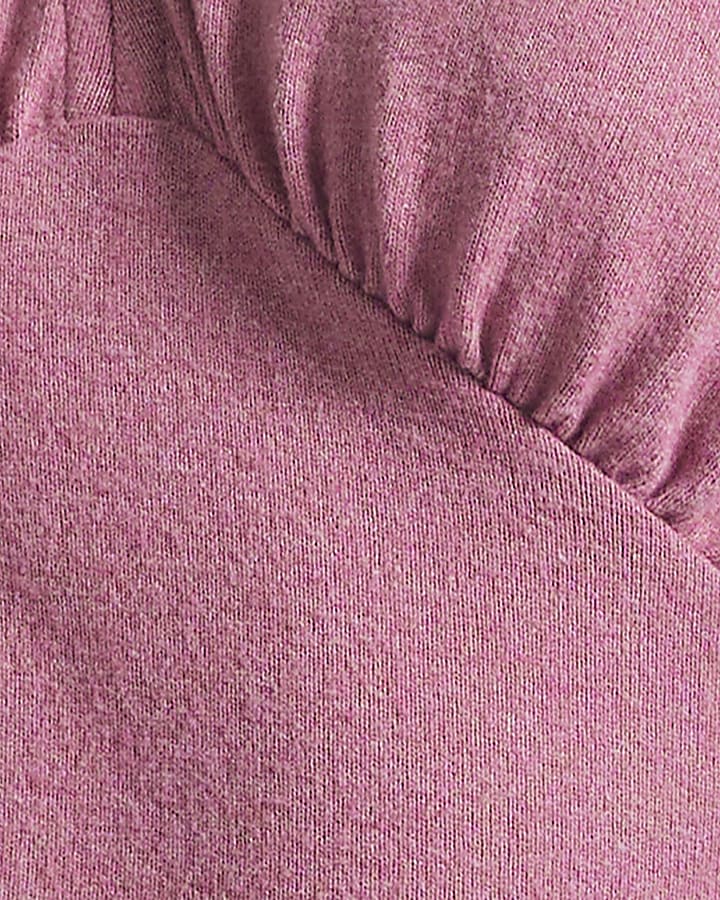 Pink Cosy Batwing Top