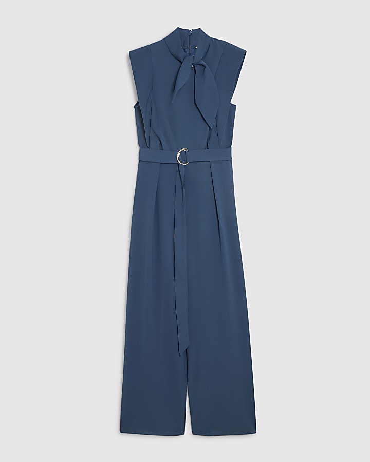 Blue Necktie Jumpsuit