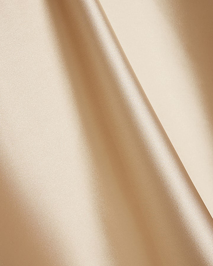 Cream Satin Waterfall Cape