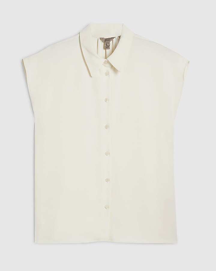 Cream Short Sleeve Shirt