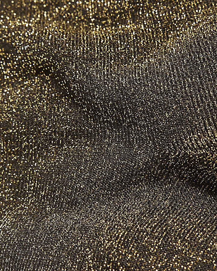 Gold Glitter Socks
