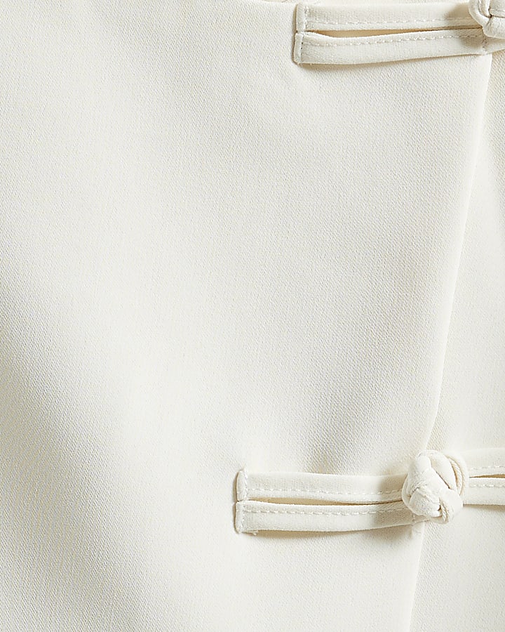 Cream Frogging Long Sleeve Shirt