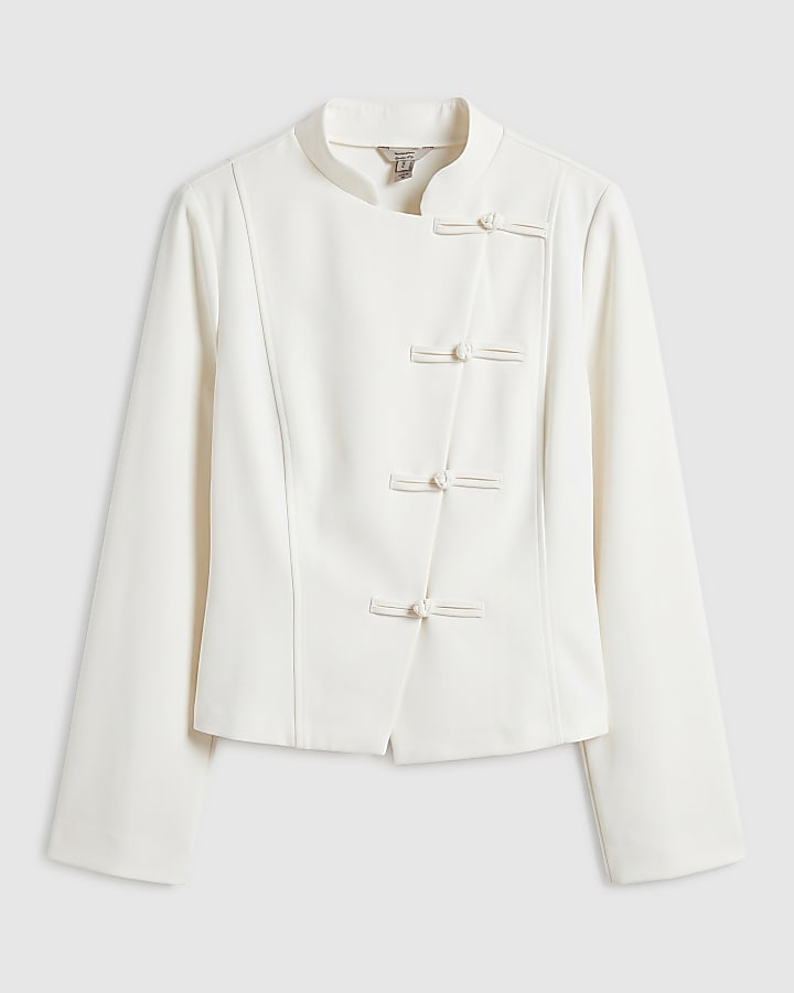 Cream Frogging Long Sleeve Shirt