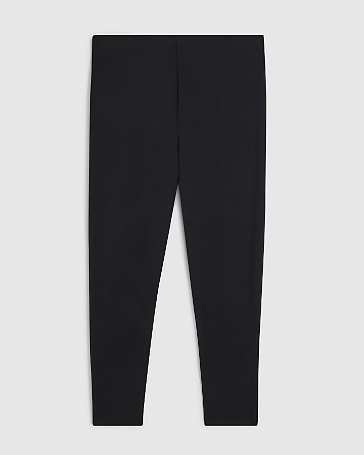 Black Capri Long Leg Leggings