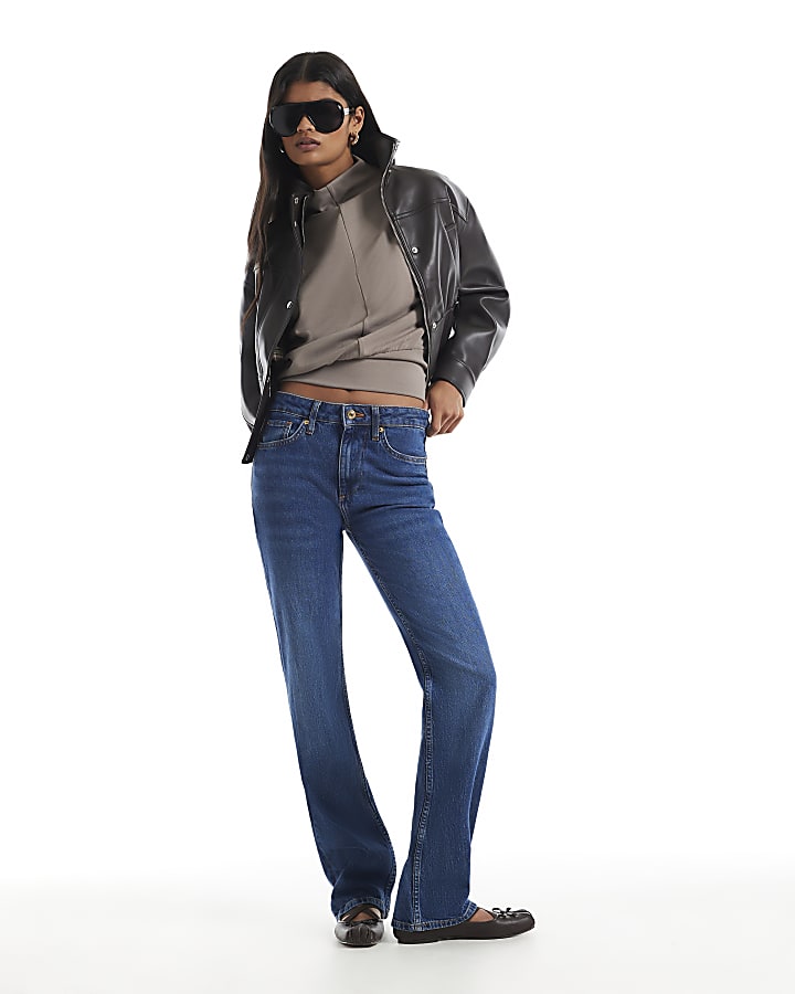 Brown Premium Banded Hem Sweatshirt
