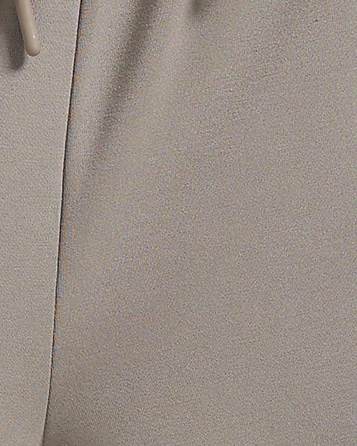 Beige Premium Wide Leg Joggers