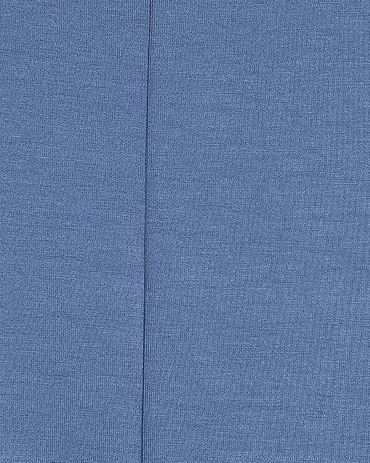 Blue Premium Banded Hem Sweatshirt