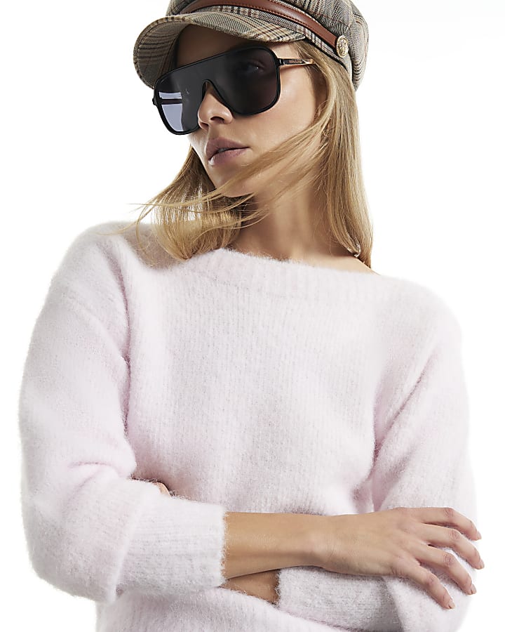 Pink Brushed Jumper