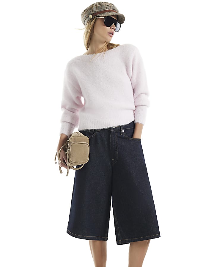 Pink Brushed Jumper