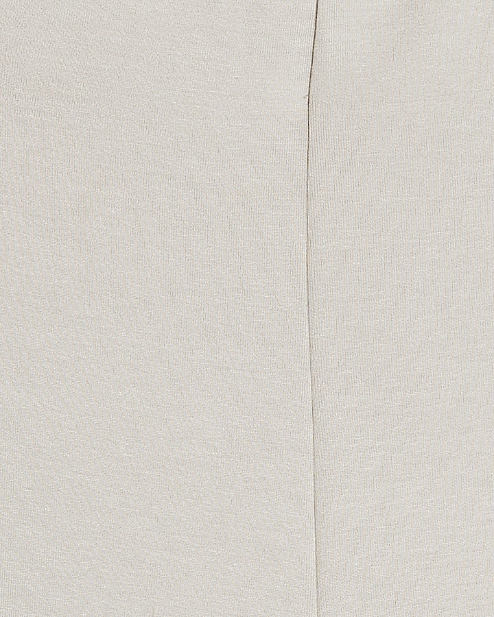 Cream Premium Kickflare Trousers