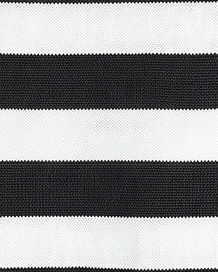 Black Stripe Fitted Crew Long Sleeve Jumper