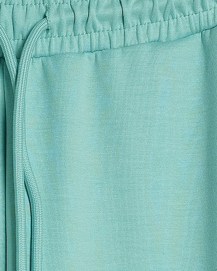 Blue Premium Wide Leg Joggers