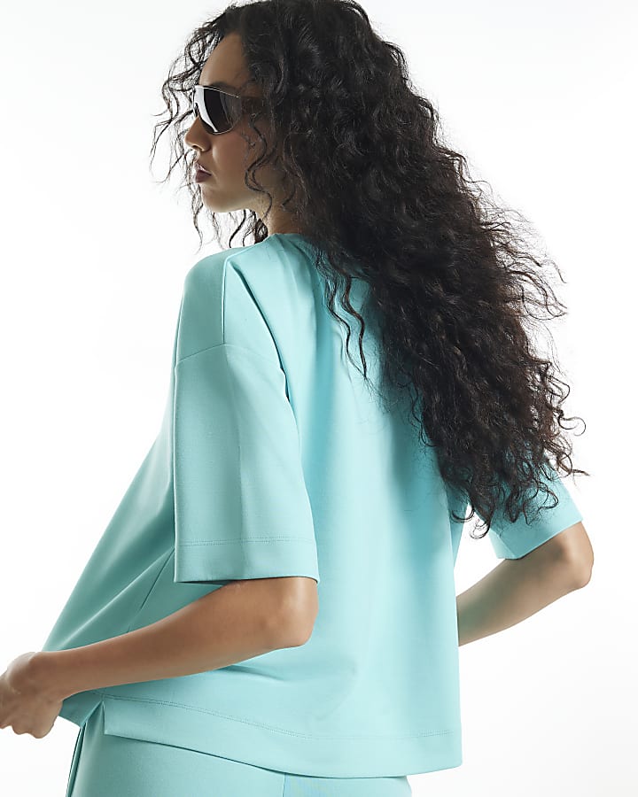 Blue Premium Boxy T-Shirt