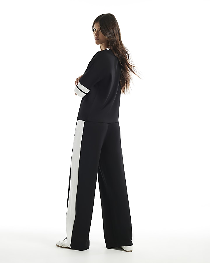 Black Premium Tipped Joggers