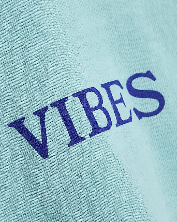 Blue Cotton Vibes T-Shirt