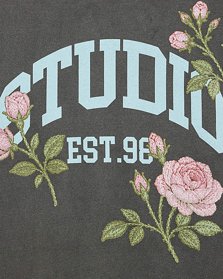 Grey Studio Cropped Short Sleeve T-Shirt
