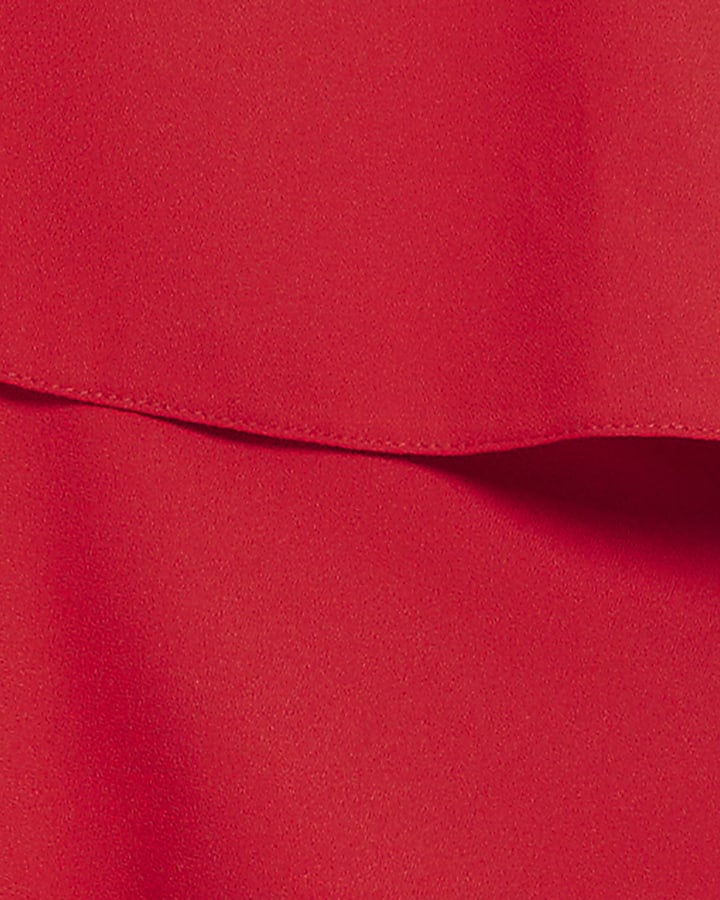 Red Overlay Jumpsuit