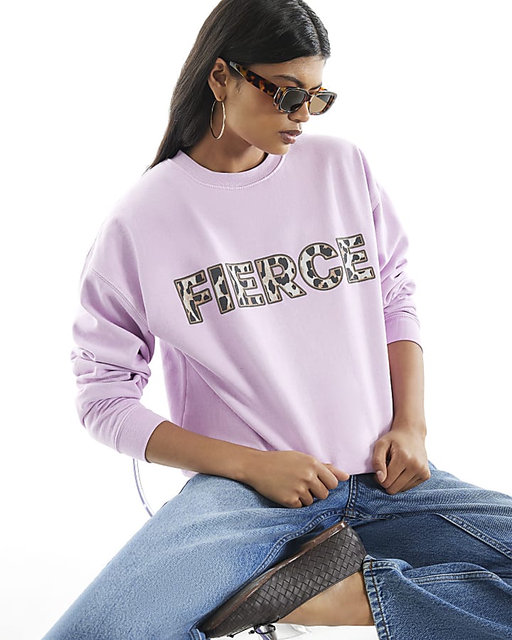 Purple Fierce Sweatshirt
