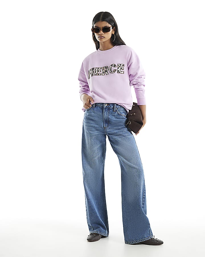 Purple Fierce Sweatshirt