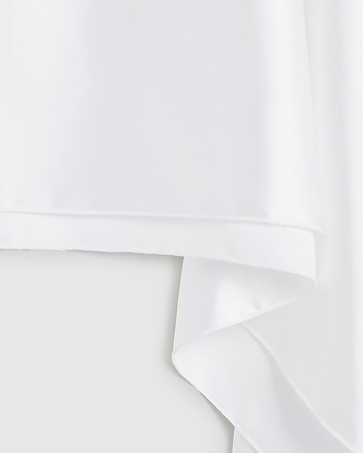 Cream Satin Cape