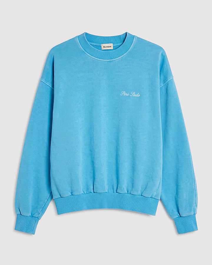 Blue Premium Paris Studio Sweatshirt