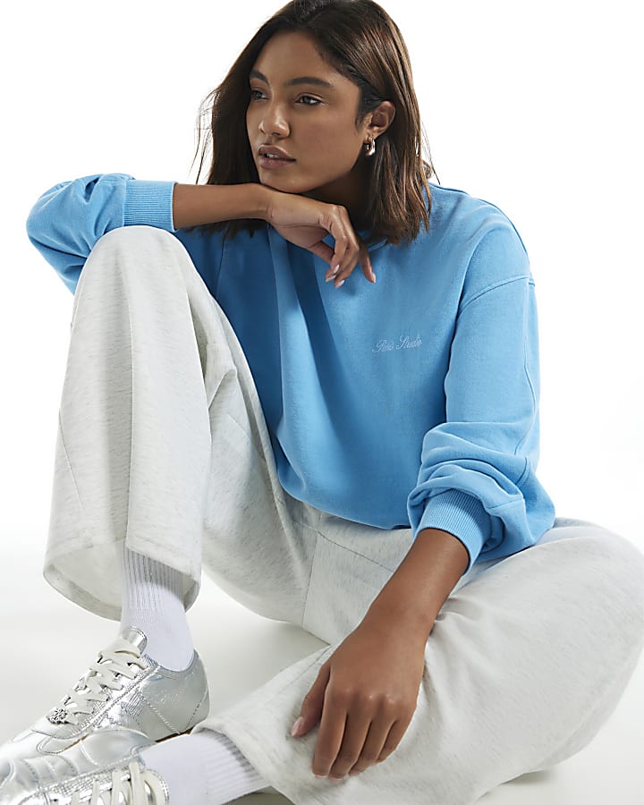Blue Premium Paris Studio Sweatshirt