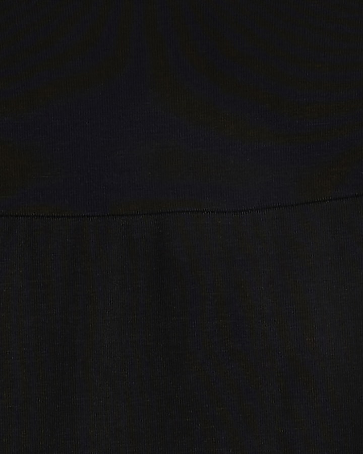 Black Cape Fringe Top