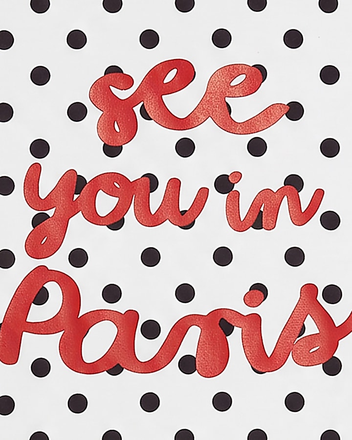 White See You In Paris T-shirt