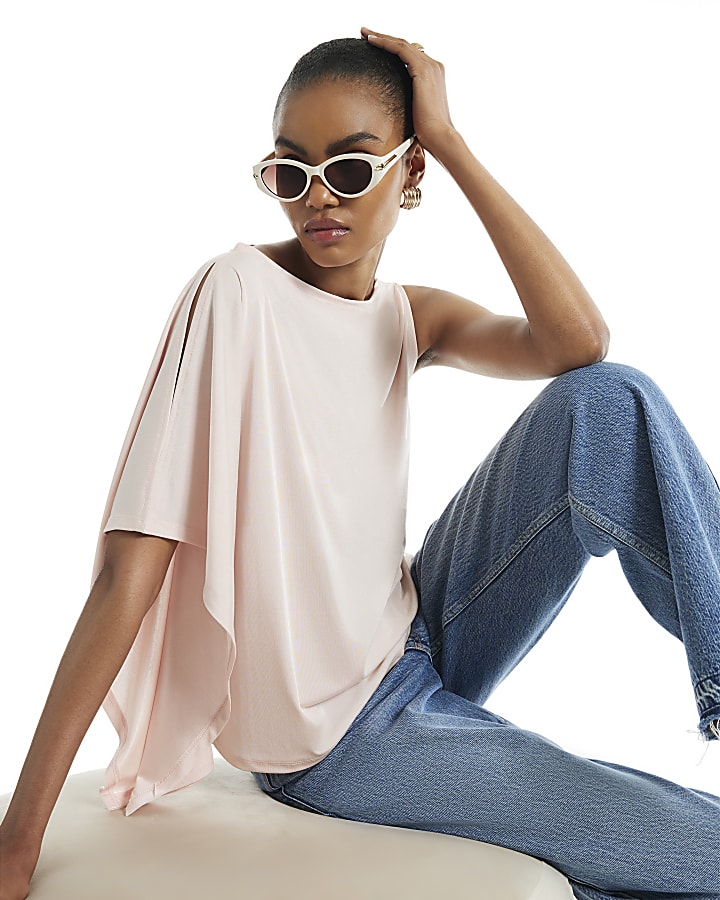 Pink Cape Top
