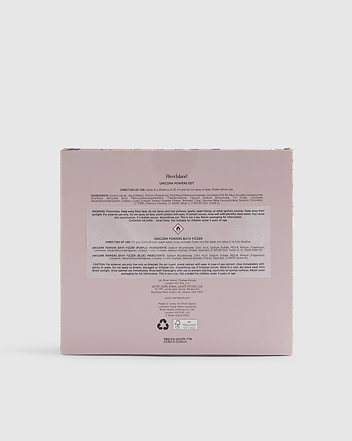 Girls Purple Unicorn Powers Gift Set