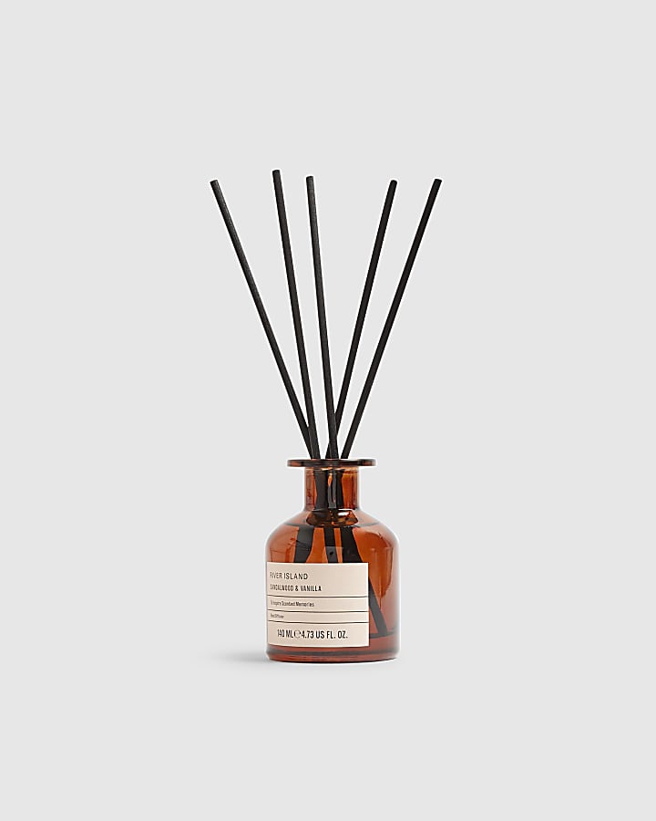 Brown Sandalwoo Vanilla Reed Diffuser