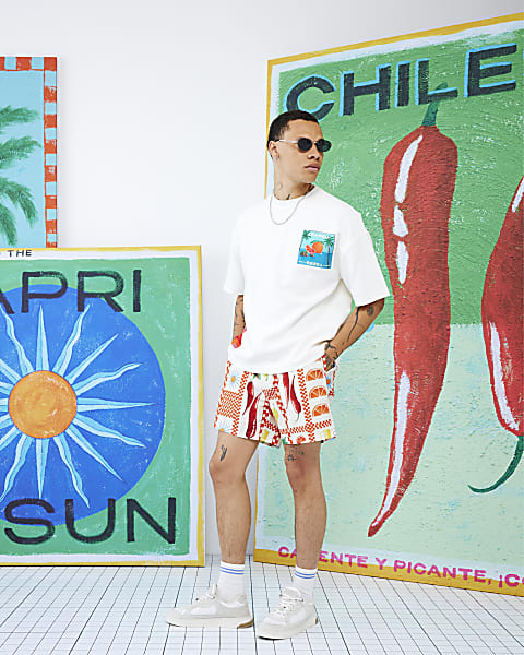 Red Atlas Chilli Swim Shorts