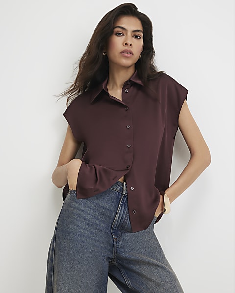 casual dress shirts for women All American Clothing Co with a tailored waist to flatter curves EFINNY Womens Button Down Shirts