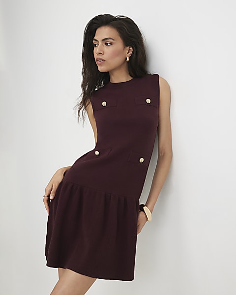 river island burgundy dress Clothes | Burgundy Dresses & Clothing and nylon